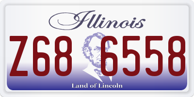 IL license plate Z686558