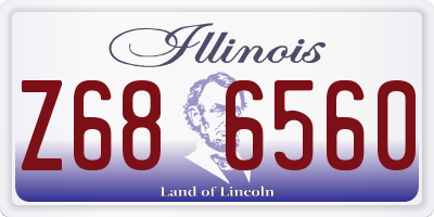 IL license plate Z686560