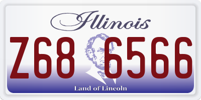 IL license plate Z686566