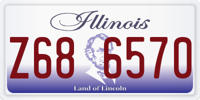 IL license plate Z686570