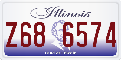 IL license plate Z686574