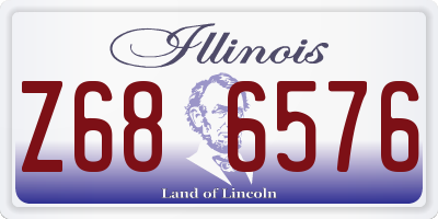 IL license plate Z686576