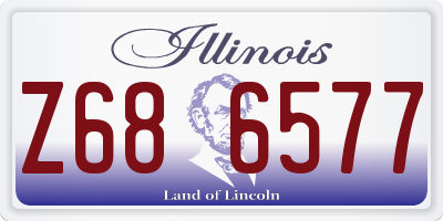 IL license plate Z686577
