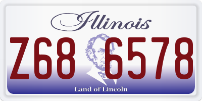 IL license plate Z686578