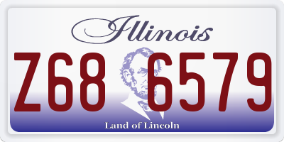 IL license plate Z686579