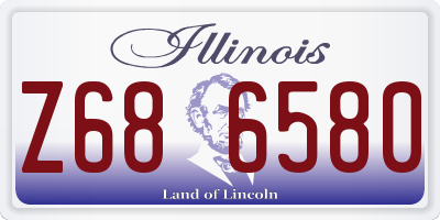 IL license plate Z686580