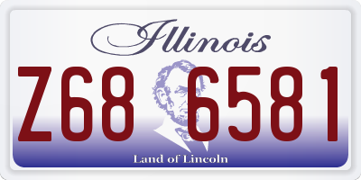 IL license plate Z686581