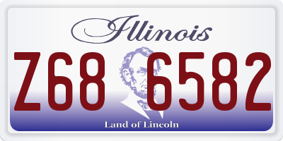IL license plate Z686582