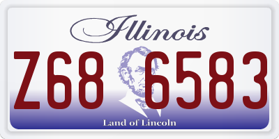 IL license plate Z686583