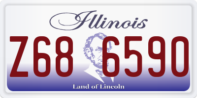 IL license plate Z686590