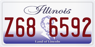 IL license plate Z686592