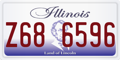 IL license plate Z686596