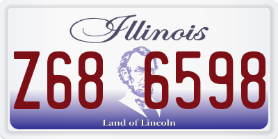 IL license plate Z686598