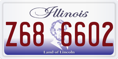 IL license plate Z686602