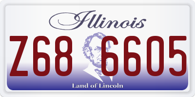 IL license plate Z686605