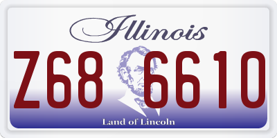 IL license plate Z686610