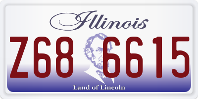 IL license plate Z686615