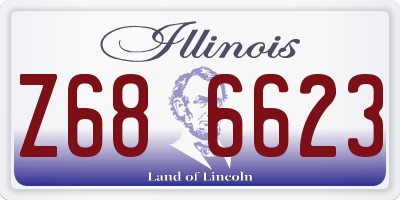IL license plate Z686623
