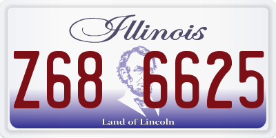 IL license plate Z686625