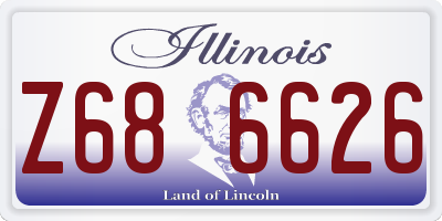 IL license plate Z686626