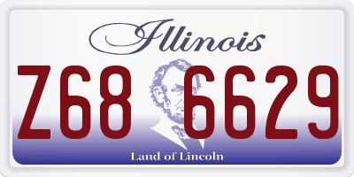 IL license plate Z686629