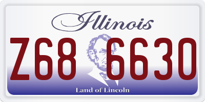 IL license plate Z686630
