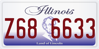 IL license plate Z686633