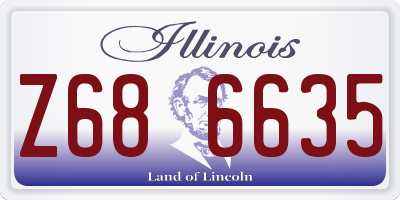 IL license plate Z686635