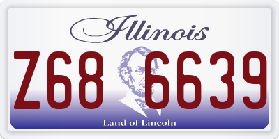 IL license plate Z686639