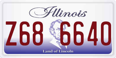 IL license plate Z686640