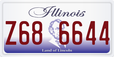 IL license plate Z686644