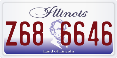 IL license plate Z686646