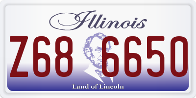 IL license plate Z686650