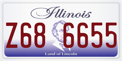 IL license plate Z686655