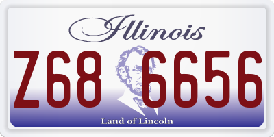 IL license plate Z686656
