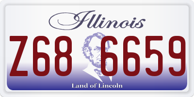 IL license plate Z686659