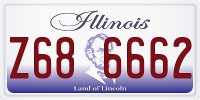 IL license plate Z686662