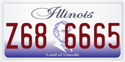 IL license plate Z686665