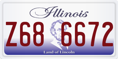 IL license plate Z686672