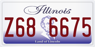 IL license plate Z686675