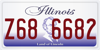IL license plate Z686682