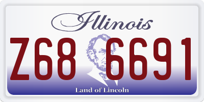 IL license plate Z686691