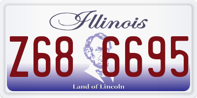 IL license plate Z686695