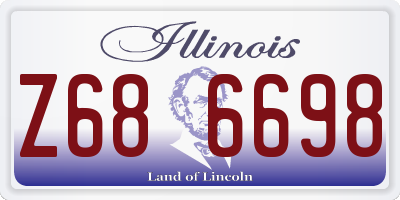 IL license plate Z686698