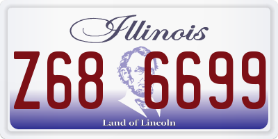 IL license plate Z686699