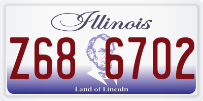 IL license plate Z686702