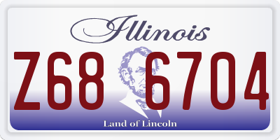 IL license plate Z686704