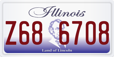 IL license plate Z686708