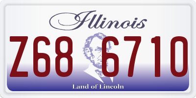 IL license plate Z686710