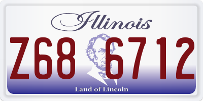 IL license plate Z686712
